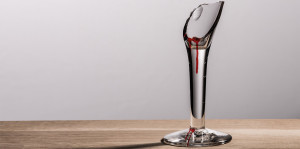 Broken wine glass