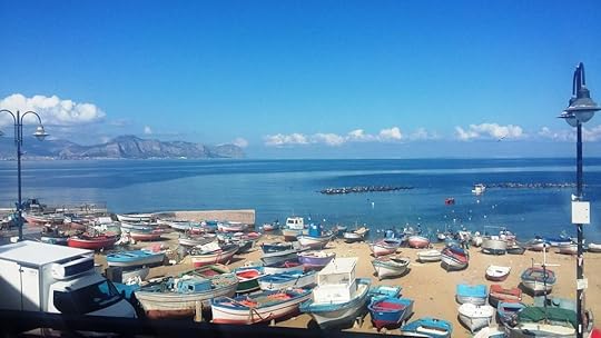 Fishing boats at Aspra in Sicily
