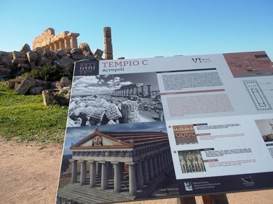 Signs by the Temple of Juno at Agrigento