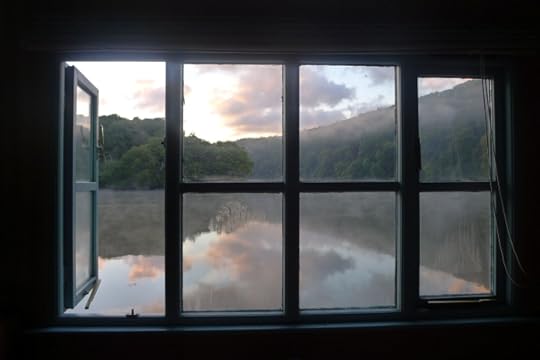 A misty morning the River Dart