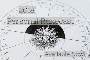 2018 Personal Runecast by Kelley Harrell, Soul Intent Arts