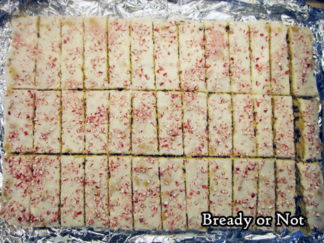 Bready or Not: Peppermint Chocolate Chip Cookie Sticks 