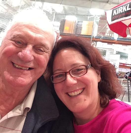 Kristine Cayne and her father - Grateful