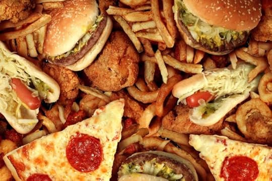 fast food pizza burger fries