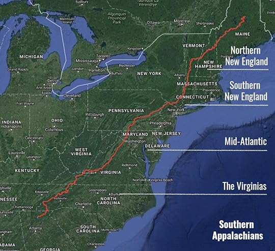 Appalachian trail map