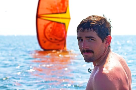 Kite boarding South Padre Island portrait
