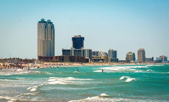 South Padre Island Texas panorama beachfront
