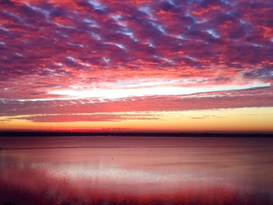 red and purple sunrise