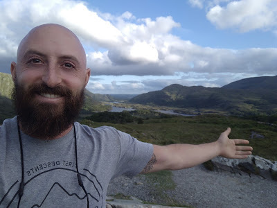 Benjamin Rubenstein at the Ring of Kerry in Ireland while in residency at Stonecoast