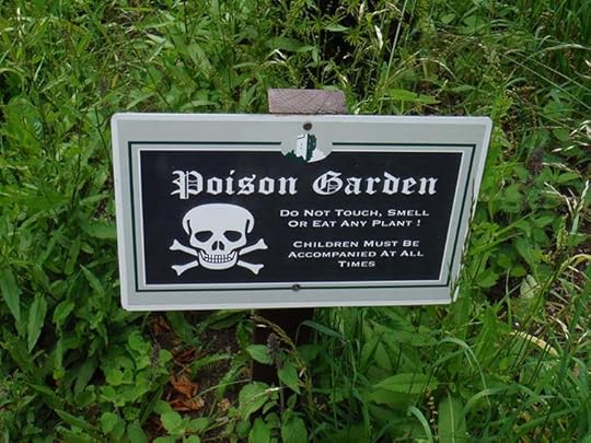 poison garden warning