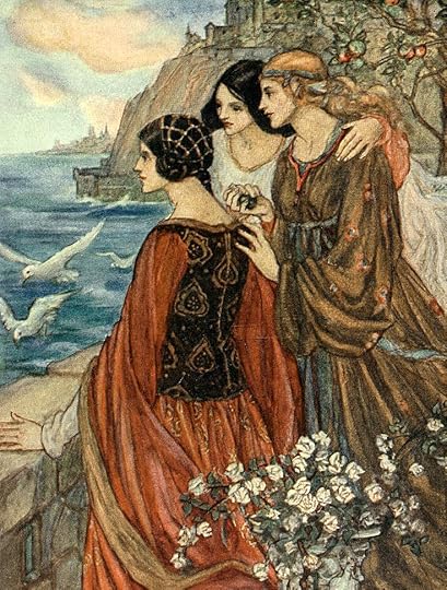 From '''The Early Poems of William Morris '' illustrated by Florence Susan Harrison