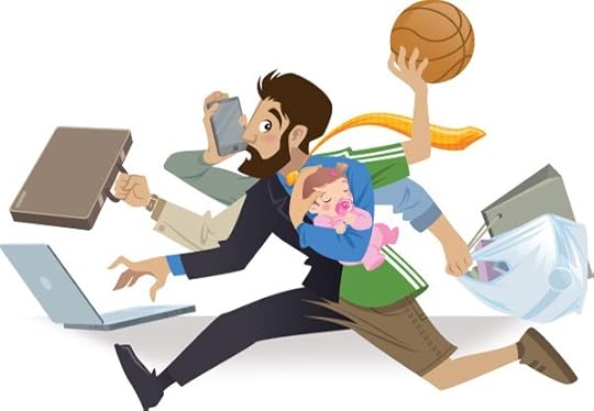 Image result for busy dad