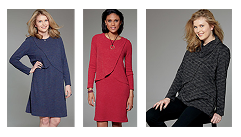 Knit Overlay Tunic Dress | McCall Pattern Company M7655 | by Nancy Zieman | Sewing With Nancy