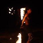 Fire dancer