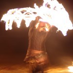 Fire dancer