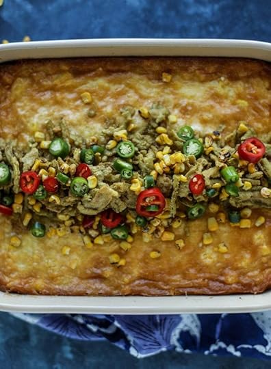 jalapeño corn soufflé I howsweeteats.com