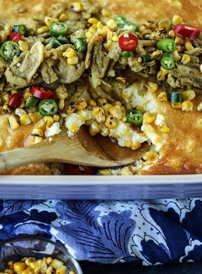 jalapeño corn soufflé I howsweeteats.com