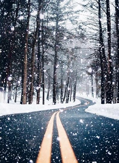 snowy highway