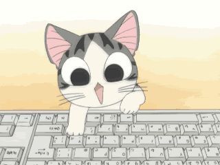 Image result for books and cats anime