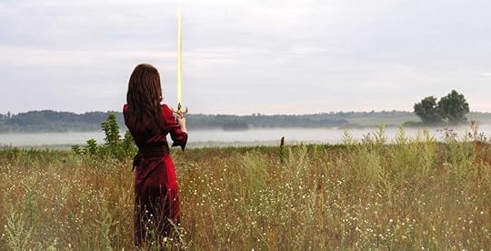 clean fantasy - woman in field