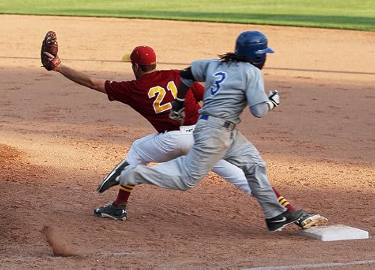 Everybody stretch: run through first base