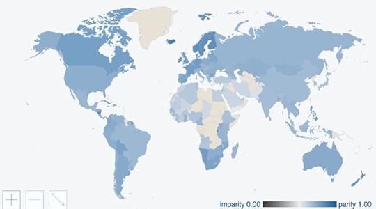 Map of gender disparity