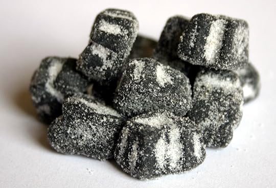 Swedish salty licorice 