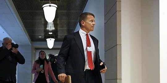 Blackwater founder Erik Prince arrives for a closed meeting with members of the House Intelligence Committee, Thursday, Nov. 30, 2017, on Capitol Hill in Washington. (AP Photo/Jacquelyn Martin)
