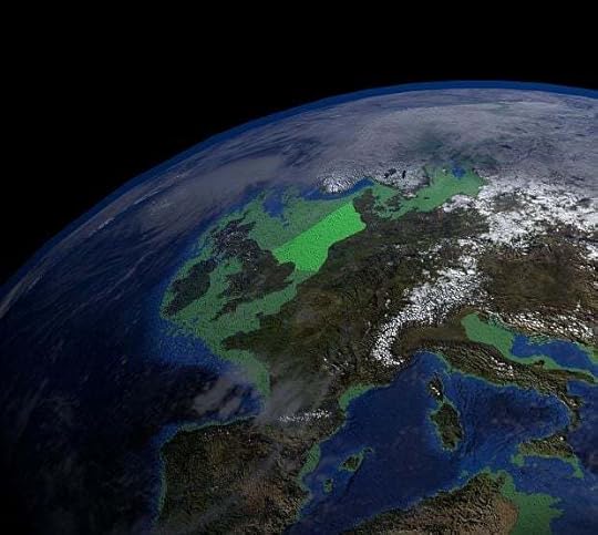 Doggerland from space (The Telegraph newspaper, 01 Sep 2015)