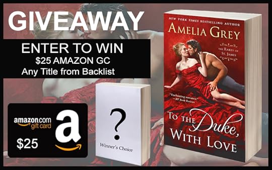 To the Duke, With Love Giveaway Graphic