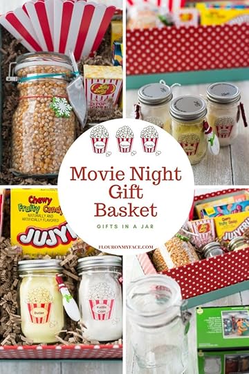 Movie Night Gift Basket Gifts in a Jar Ideas