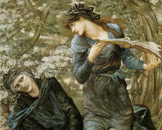 A detail from The Beguiling of Merlin by Sir Edward Burne-Jones