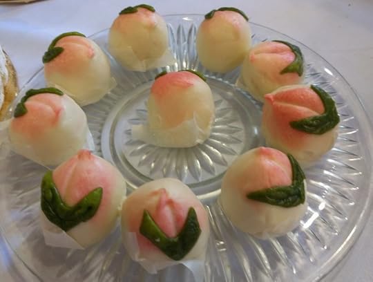 peach buns