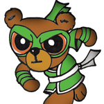 Hue Ninja Teddy Bear