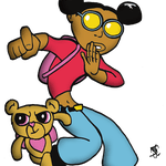 Duo - A Teddy Bear And His Girl