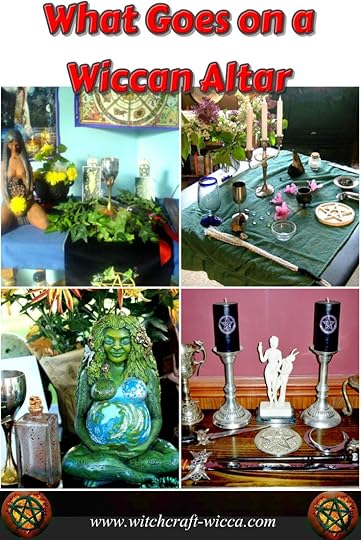 What Goes on a Wiccan Altar Athame knife, Witch broom, Magic candles, Witches cauldron, Chalice, pentagram, triple moon, celtic cross,Incense Powder,Incense Sticks ,Wiccan pentacle,Magic Wand