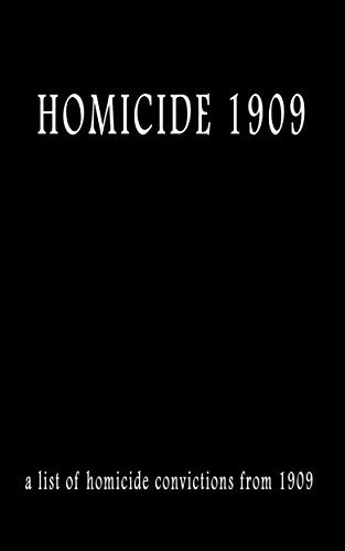 Homicide 1909