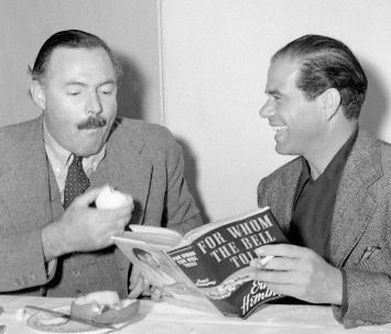 Image result for man reading hemingway