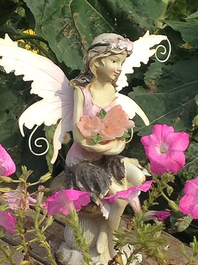 My camper angel from Darnley! She sits on my desk at home during the winter :)