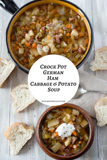 Crock Pot Ham Cabbage Potato Soup recipe just like my German Grandmother made