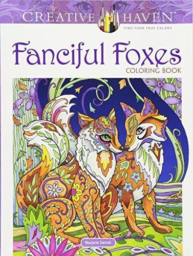 Creative Haven Fanciful Foxes Coloring Book 
