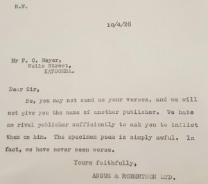 top rejection letter
