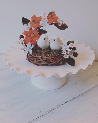 love bird nest topper