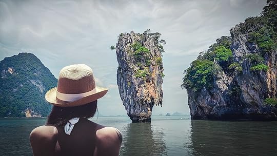 Woman in hat in Southeast Asia