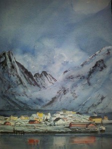 Snowy Mountains w:town