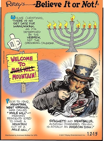 Unlike Christmas, there is no set date for Hanukkah, as it's determined by the Hebrew, not the Gregorian, calendar.-------------------- Prior to 1949, Mountain, West Virginia, was called 