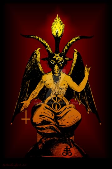 Image result for devil painting goat