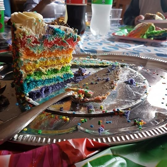 Earl Grey Editing, rainbow cake