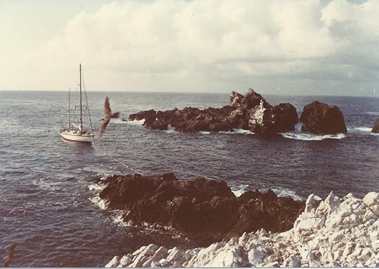 St. Peter and St. Paul Rocks, Brazil, on the equator, middle of the Atlantic Ocean.