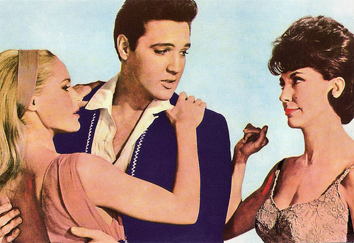 Ursula Andress, Elvis Presley and Elsa Cardenas in Fun in Acapulco (1963)